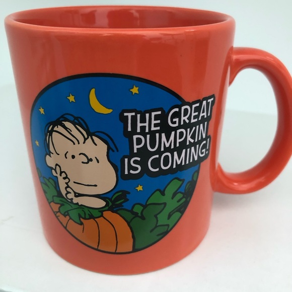 Peanuts Dining The Great Pumpkin Is Coming Peanuts Halloween Mug